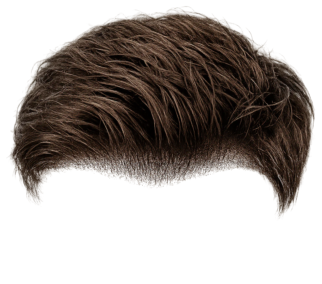 Full Realistic hair system with visible lace at the front